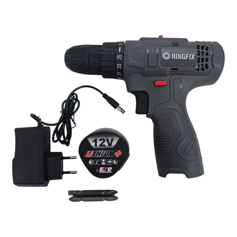 FURADEIRA E PARAFUSADEIRA SEM IMPACTO A BATERIA - RI 12V-1